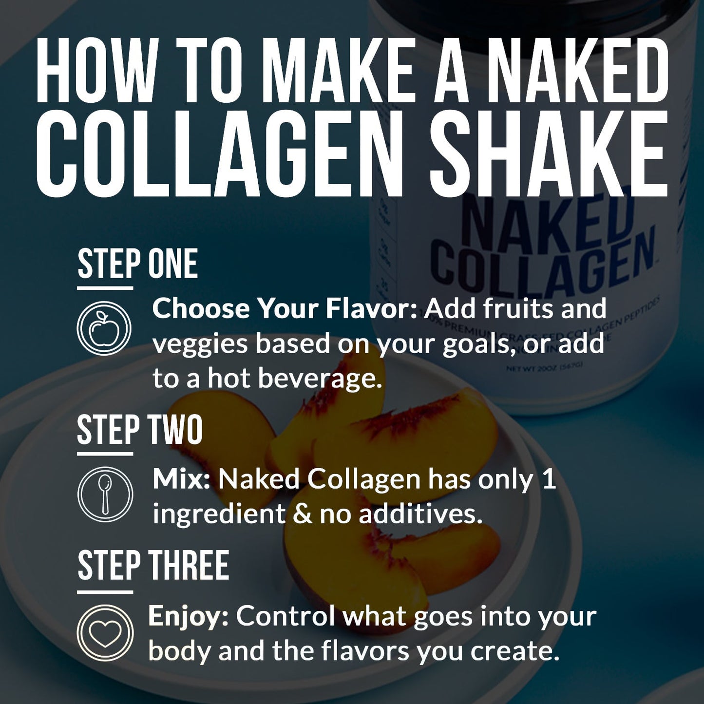 Collagen Peptides with Hyaluronic Acid - Advanced Collagen Peptides with a Straightforward Collagen Blend