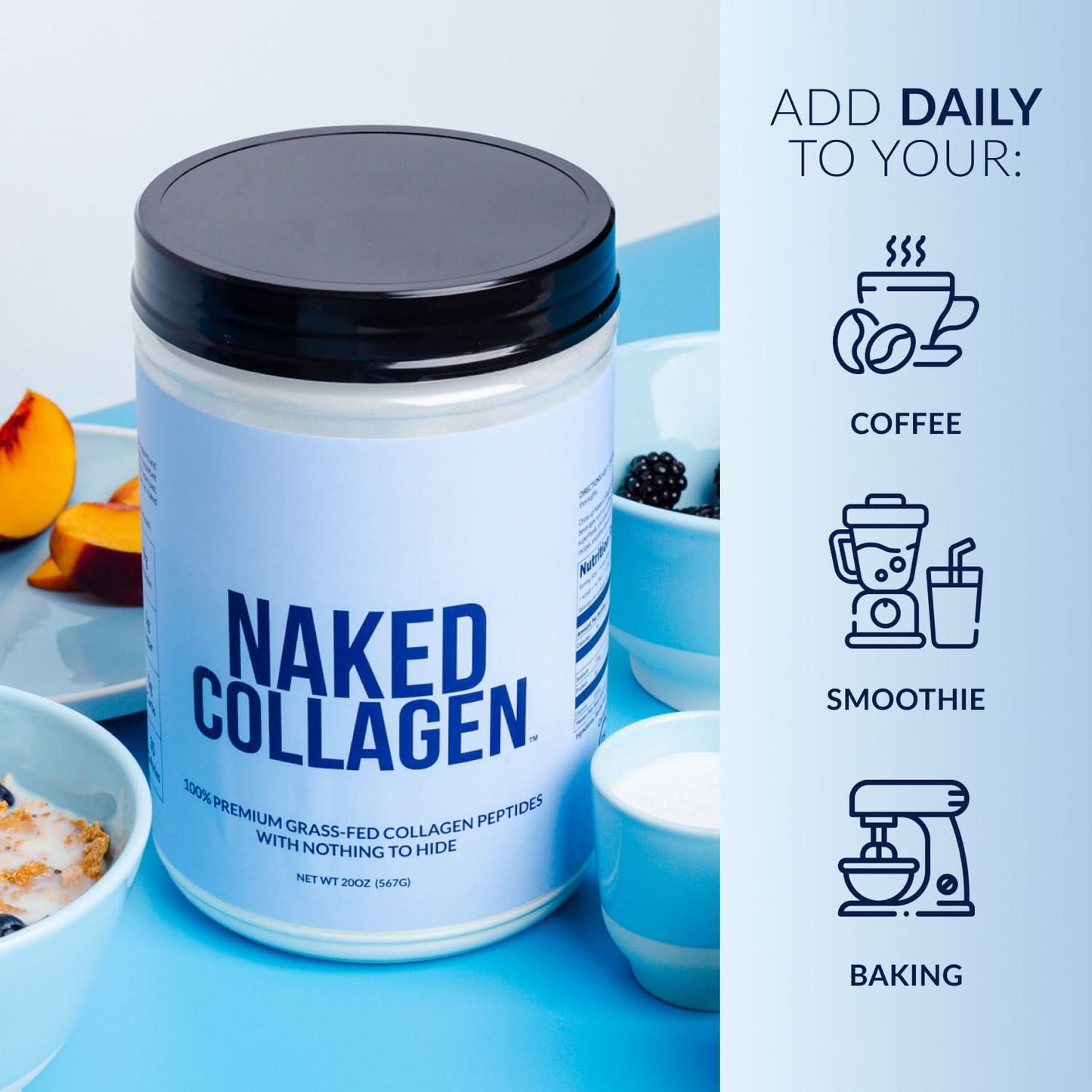 Collagen Peptides Protein Powder - Collagen Peptides with a Straightforward Collagen Blend