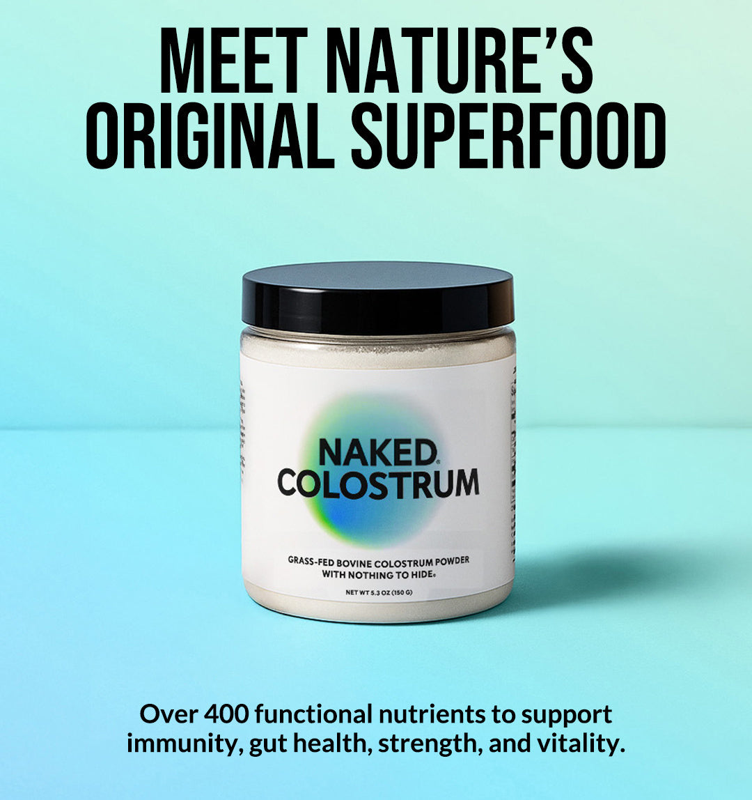 Grass-Fed Colostrum Powder - Colostrum Powder with a Straightforward Collagen Blend