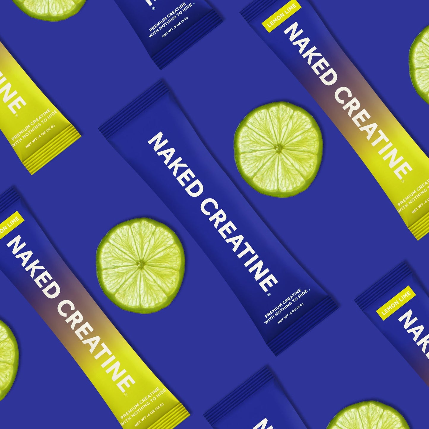 Lemon Lime Creatine Travel Packs - Lemon Lime Sticks with an Easy-Mix Workout Format