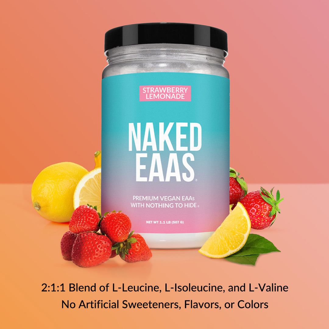 Strawberry Lemonade Essential Amino Acids Supplement - Strawberry EAA with an Easy-Mix Workout Format