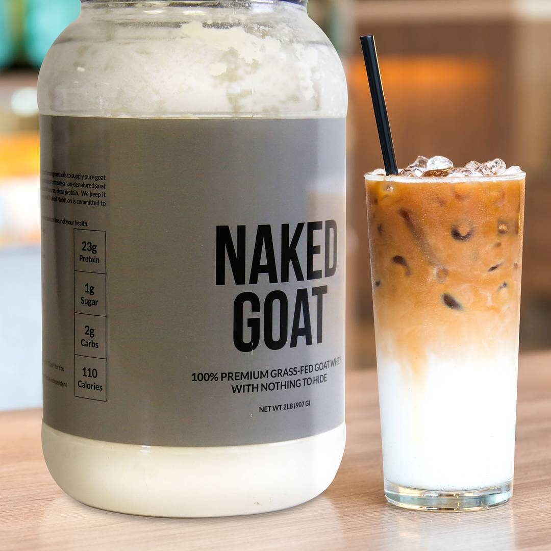 Goat Whey Protein Powder - Unflavored for Easy Mixing at Home or On the Go