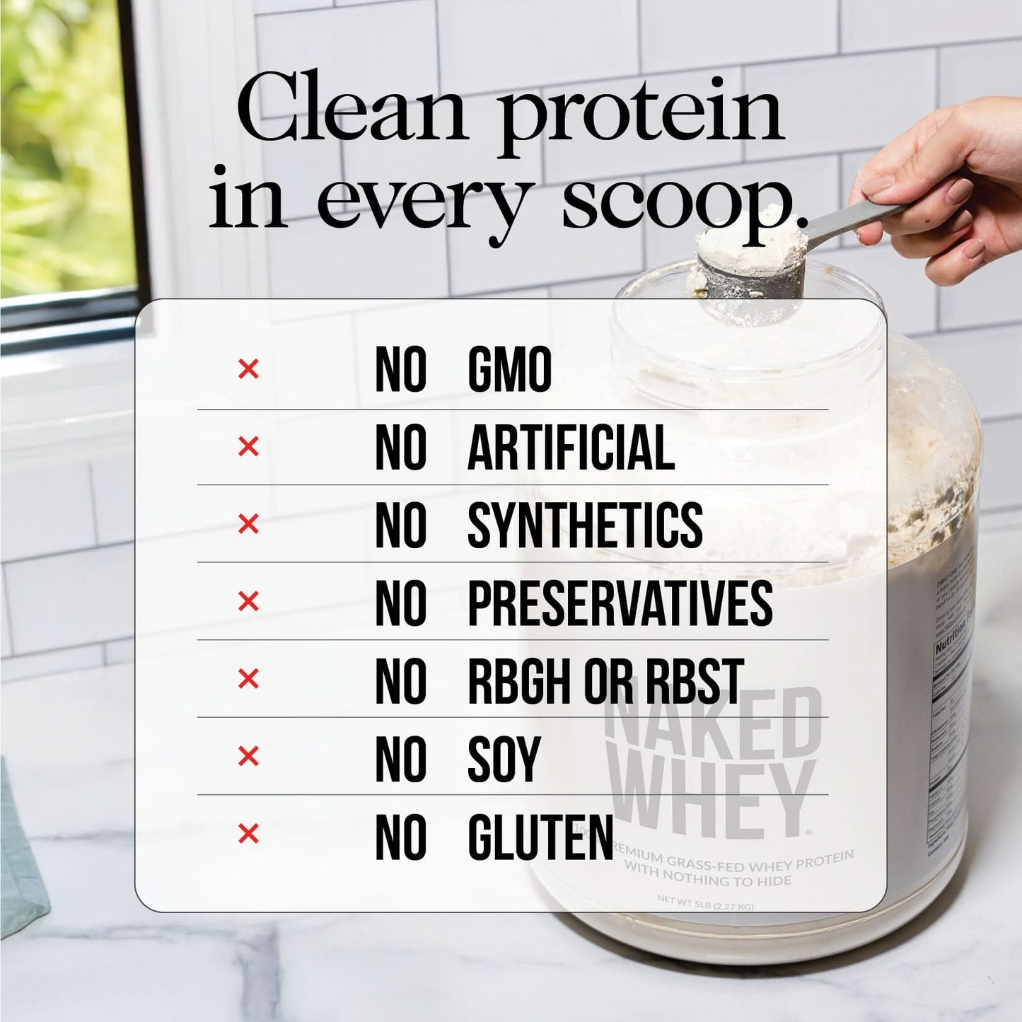 Chocolate Grass-Fed Whey Isolate Protein Powder - Chocolate for Easy Mixing at Home or On the Go