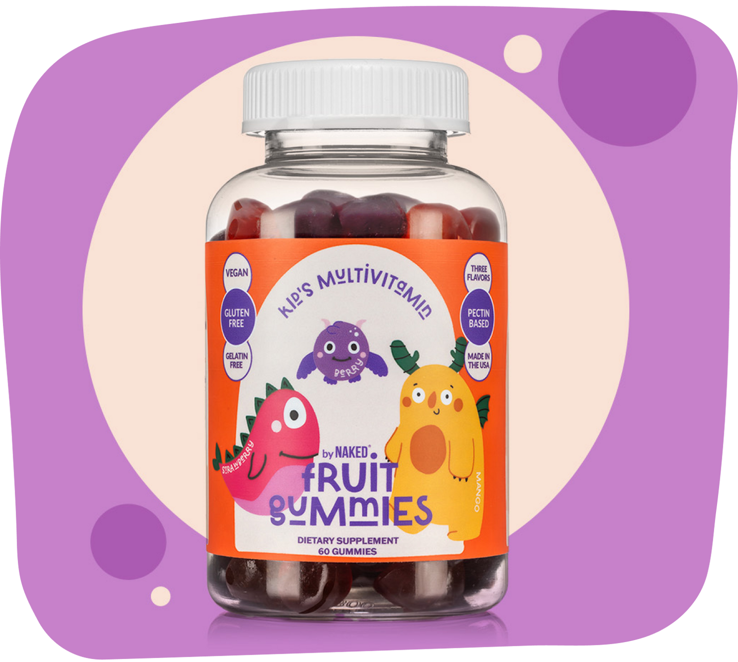Kids Multivitamin Gummies for Convenient Home or Travel Use