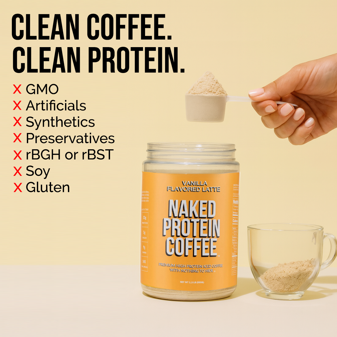 Vanilla Latte Protein Iced Coffee - Vanilla Latte with a Convenient Coffee Protein Blend