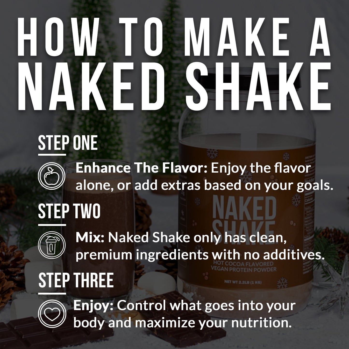 Hot Cocoa Protein Shake - Hot Cocoa with a Convenient Shake-Friendly Formula