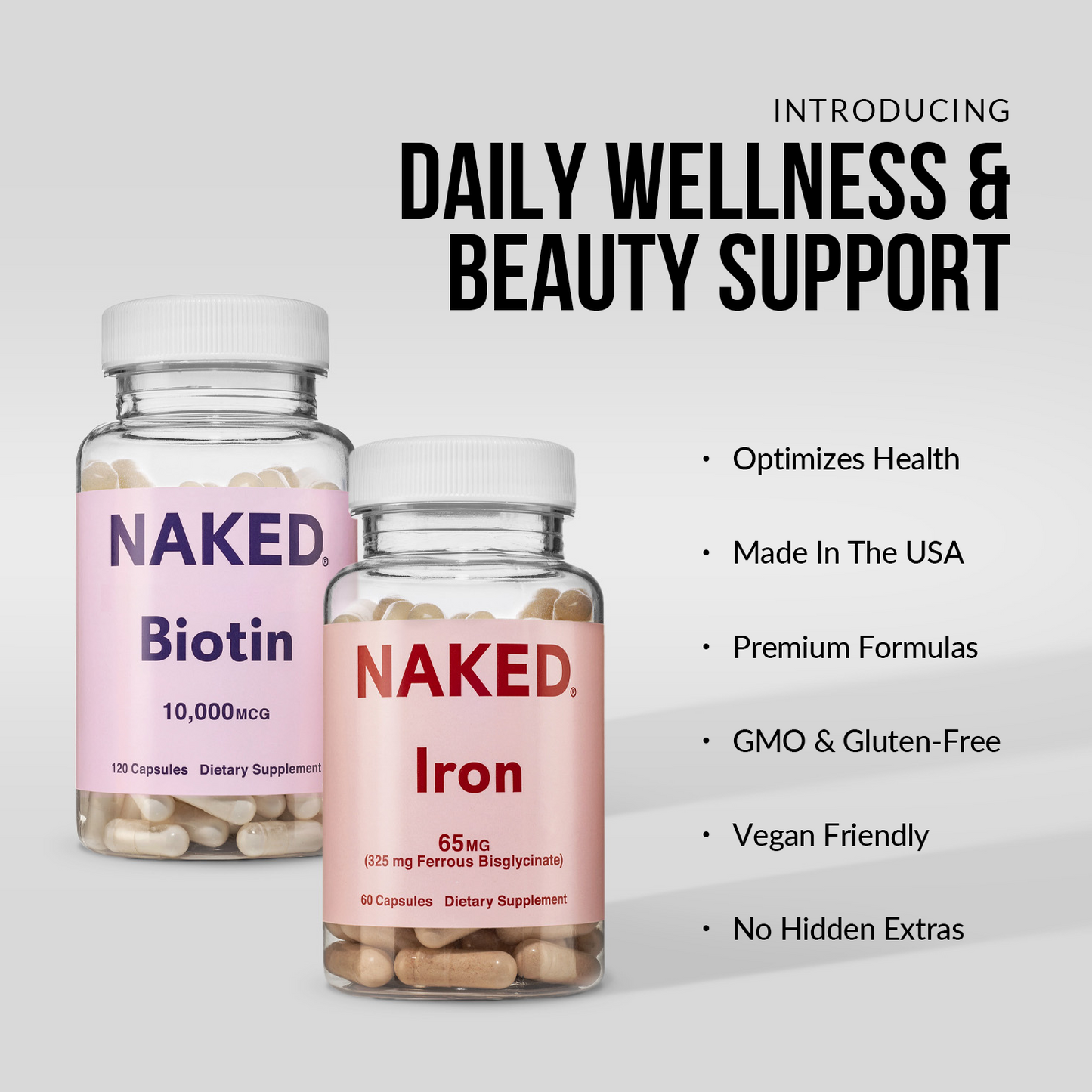 Daily Biotin Supplement - Biotin for Convenient Home or Travel Use