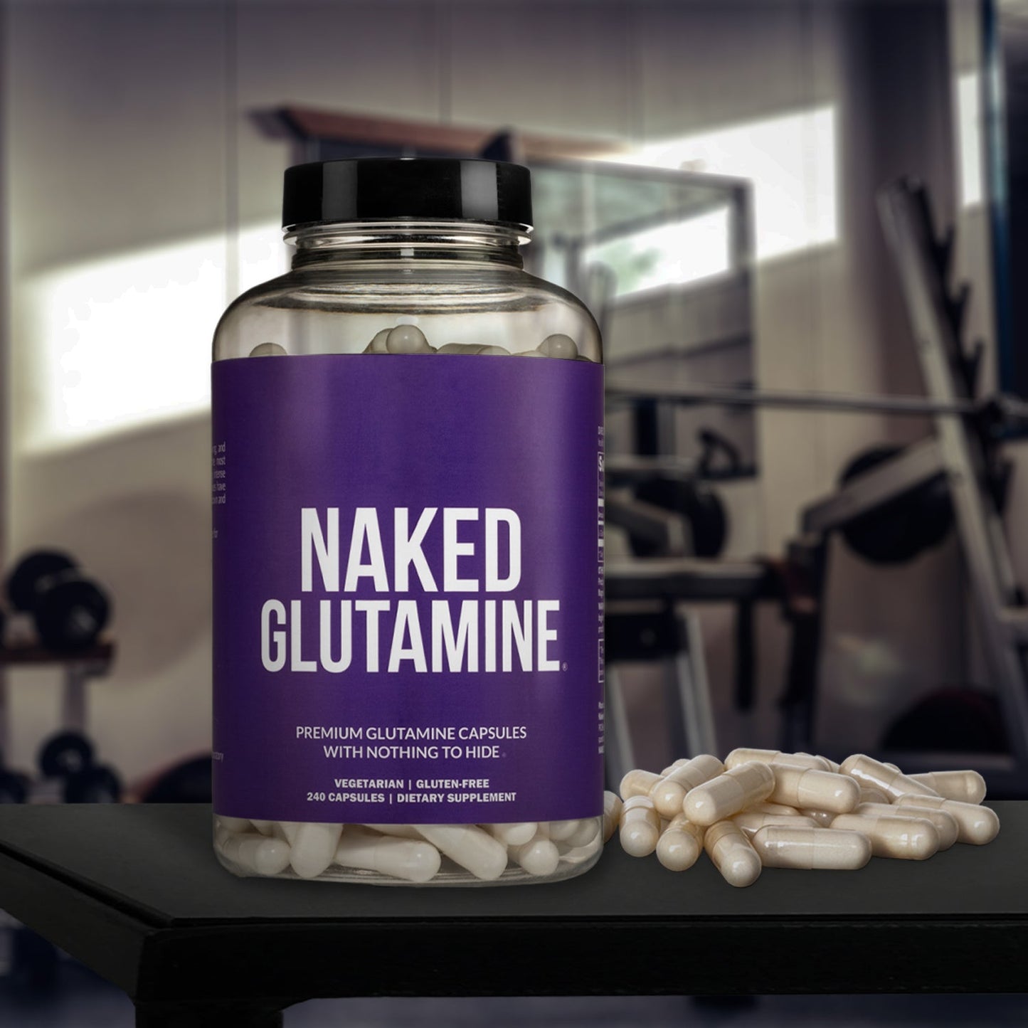 Glutamine Capsules - Capsules with an Easy-Mix Workout Format