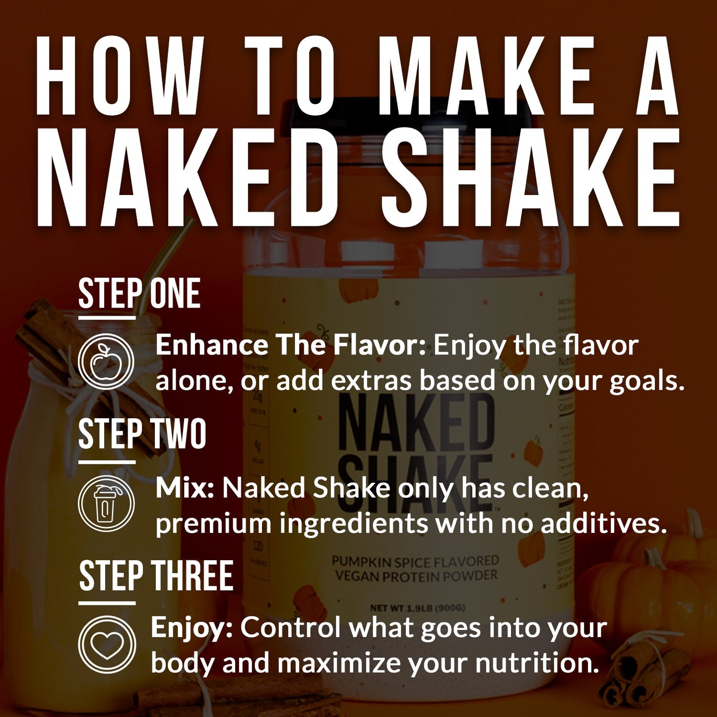 Pumpkin Spice Protein Shake - Pumpkin Spice with a Convenient Shake-Friendly Formula