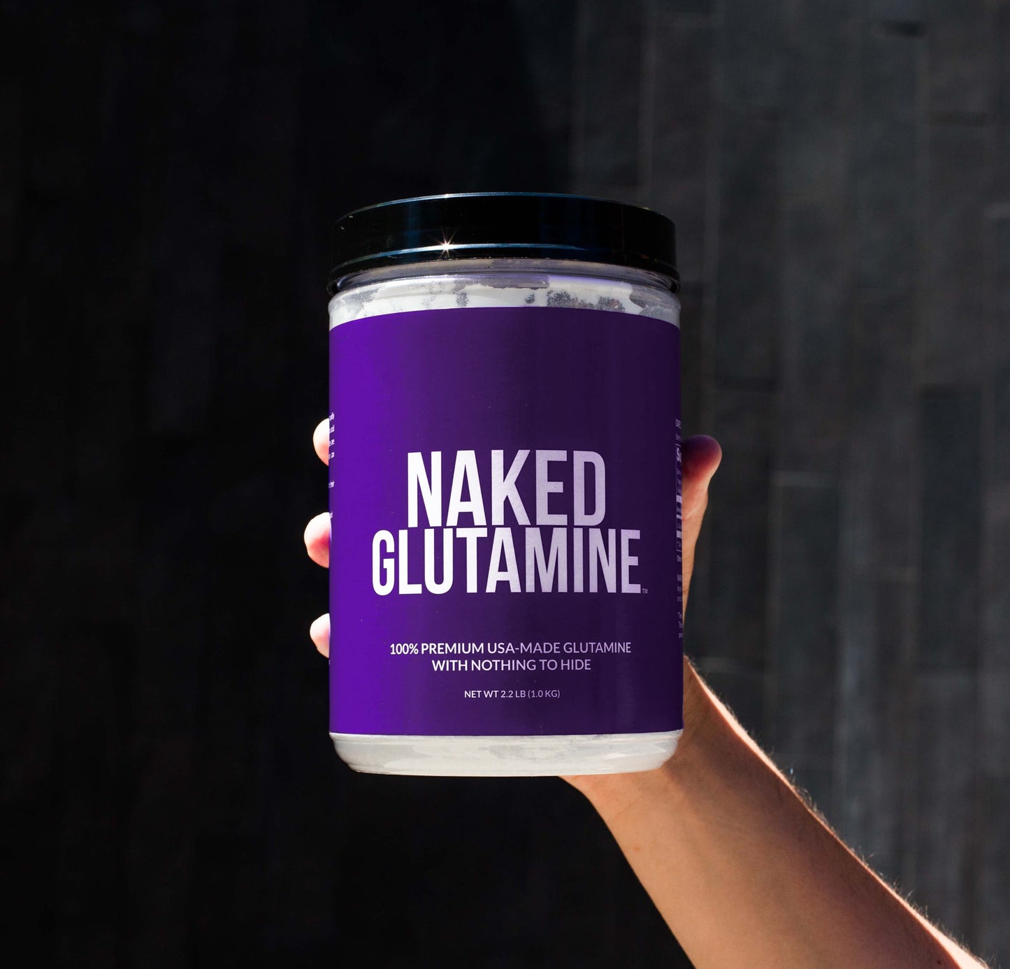 Glutamine Powder - 2.2LB with an Easy-Mix Workout Format